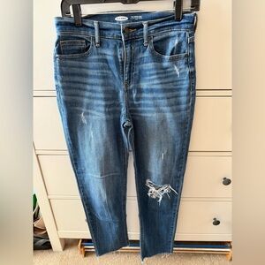 Old Navy Women's The Power Jeans - Light Blue